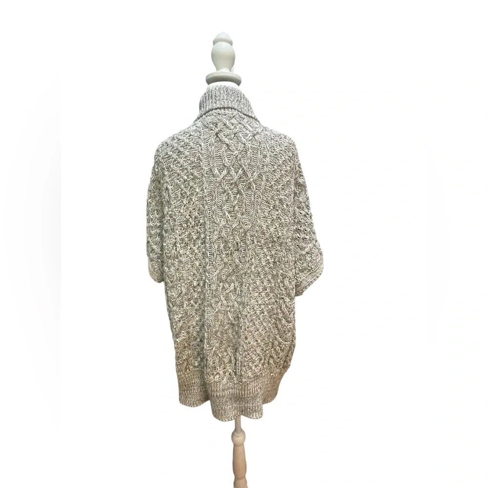 Moda International 100% Cotton Tan Open Cardigan Sweater